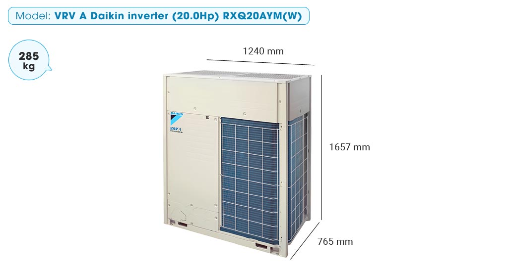 Dàn nóng VRV A Daikin Inverter RXQ20AYM