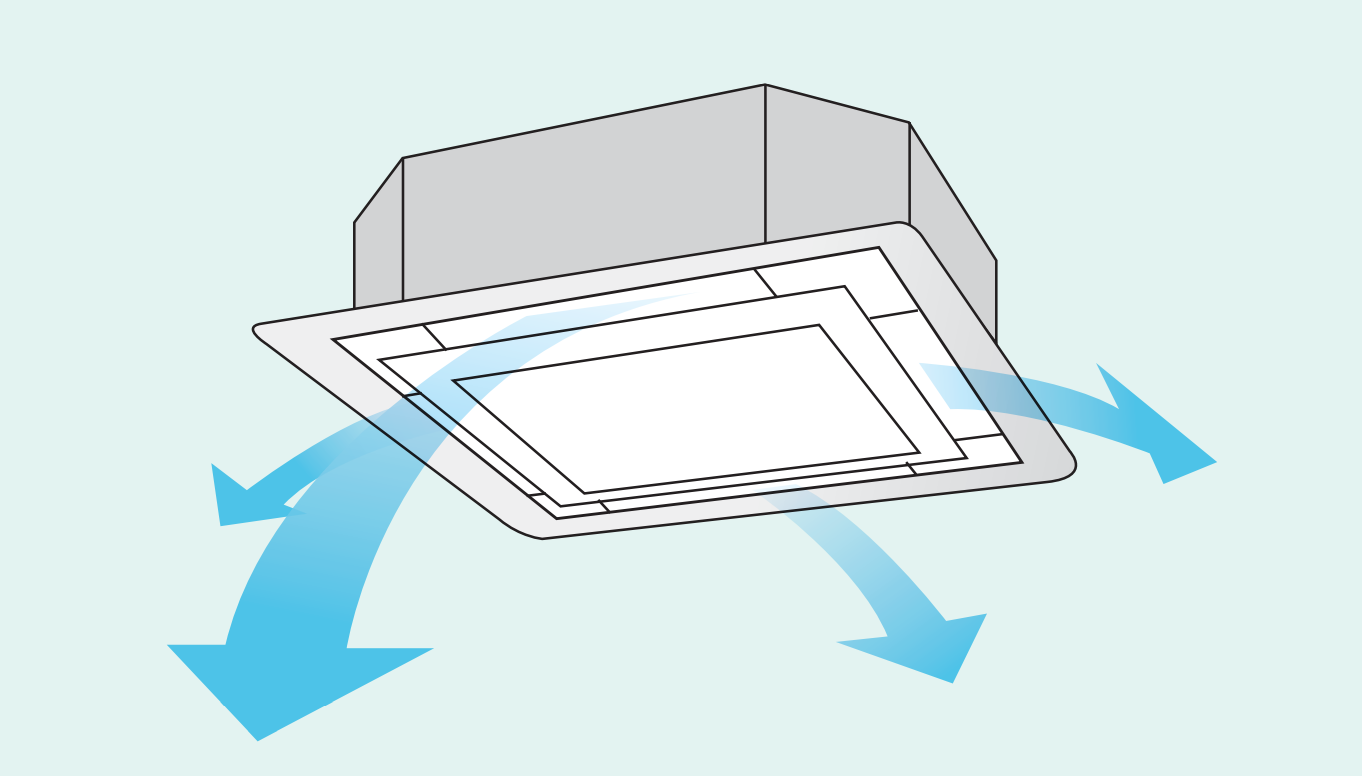 Máy lạnh âm trần cassette Daikin FCRN50FXV1V
