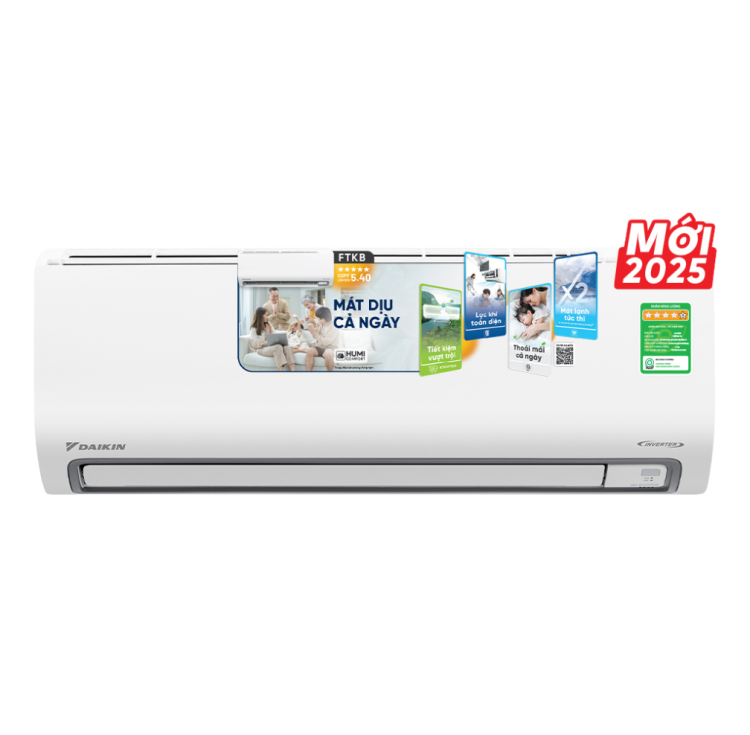 Máy lạnh Daikin FTKB25ZVMV Inverter 1.0 HP (1 Ngựa) Model 2025