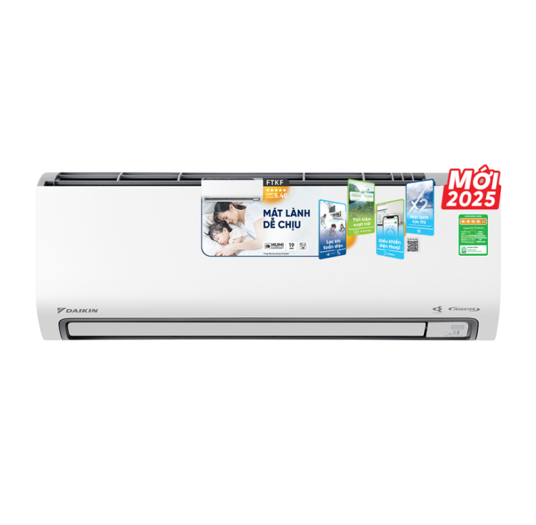Máy lạnh Daikin FTKF60ZVMV Inverter - 2.5HP (2.5 ngựa) model 2025